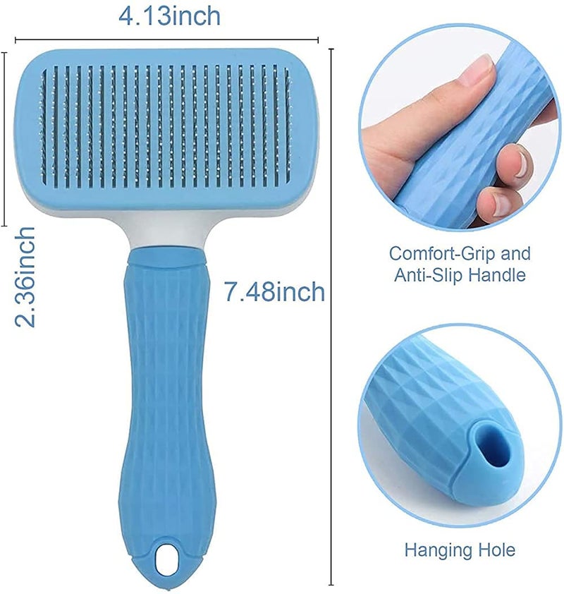 Sandra 6-in-1 Pet Grooming Kit for Dogs & Cats – Includes Self Cleaning Brush, Cat Comb, Steam Brush, Silic - Image 2
