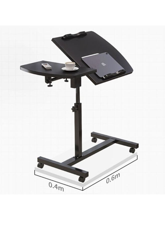 NKX Home Office Computer Table Adjustable Height Laptop Desk with Wheels - Image 1