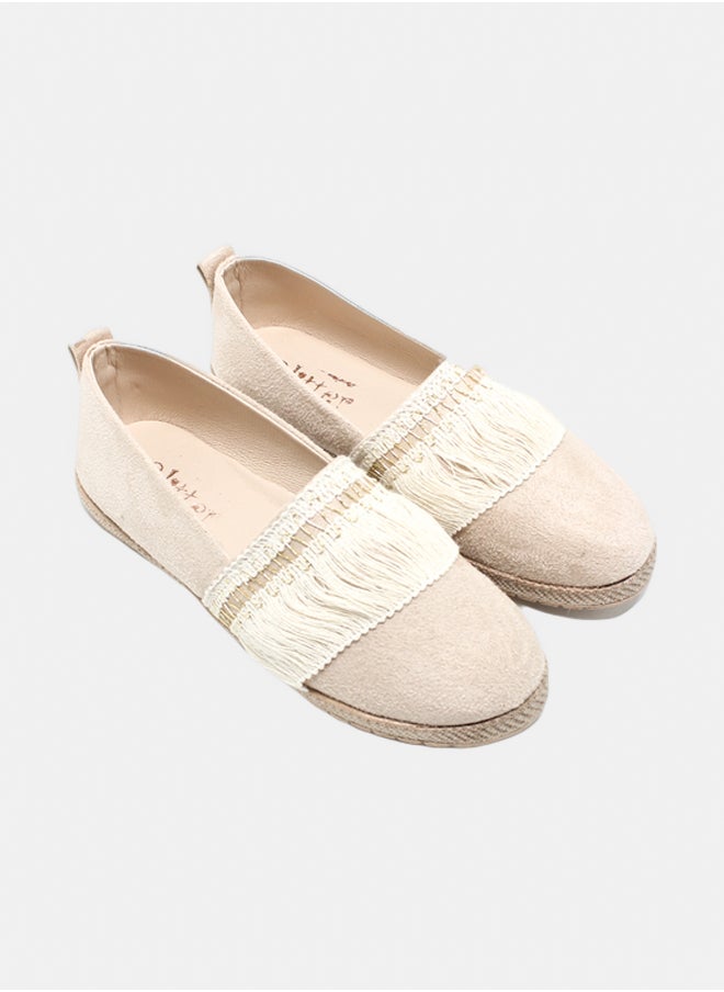 Glitter Glitter Women Ballerina - Beige  - Image 1