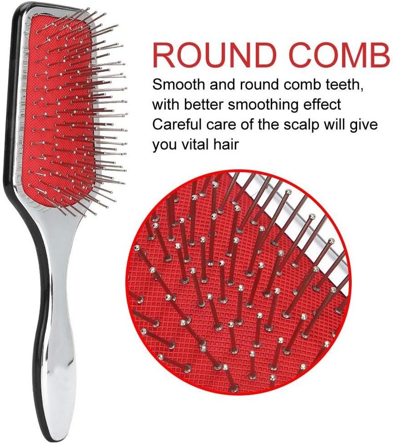 كلاراكو فرشاة شعر، فرشاة تدليك لفك تشابك الشعر بتقنية الوسادة الهوائية عالية الجودة، مضادة للكهرباء الساكنة، تمنع تجعد الشعر، مناسبة لتصفيف الشعر للنساء والرجال والأطفال - Image 2