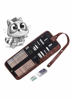 Y&D Sketching Pencil Set, Drawing Pencils and Sketch Kit, 30-Piece Complete Artist Kit Includes Graphite Pencils, Charcoal Paper Erasable Pen, Set for  - Image 1