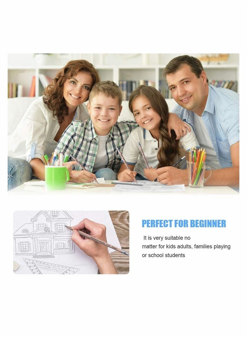 Y&D - Sketching Pencil Set, Drawing Pencils and Sketch Kit, 30-Piece Complete Artist Kit Includes Graphite Pencils, Charcoal Paper Erasable Pen, Set for - Image 1