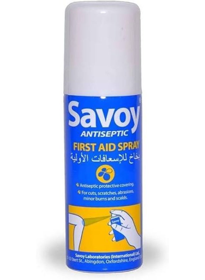Savoy Antiseptic First Aid Spray For Cuts & Wounds 50ml