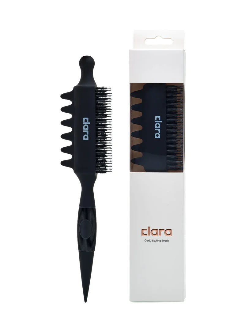 CLARA Clara Curly Hair Styling Brush – Curl Defining & Detangling Brush with Anti-Frizz Control