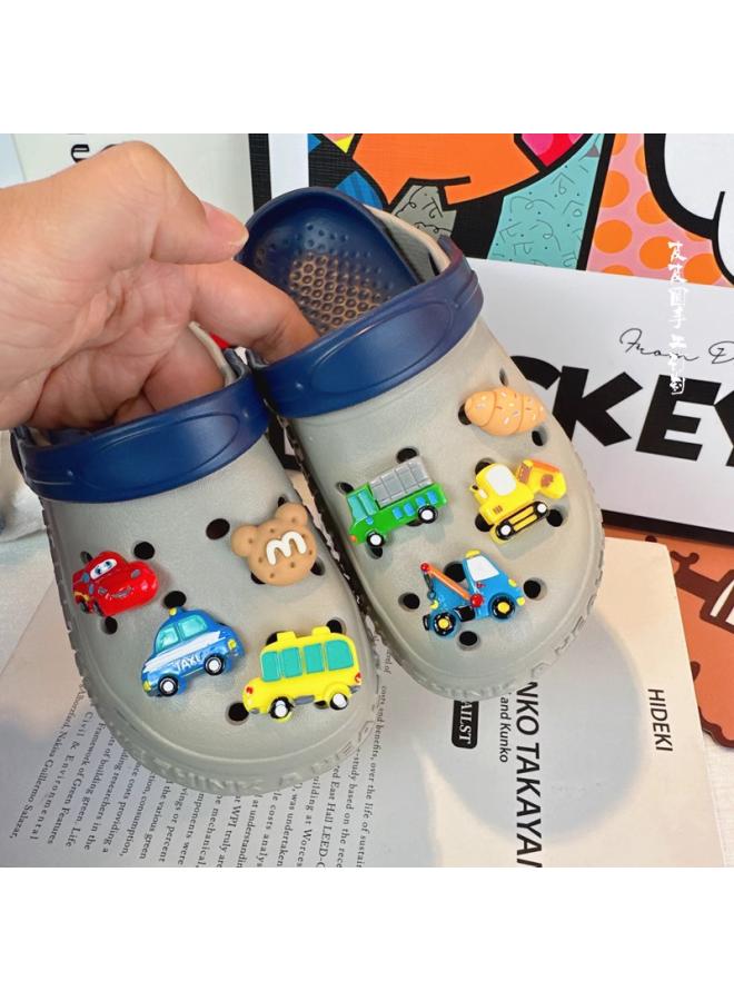 Children's Car Slippers Summer Outdoor Wear Fashion Boys Car Outdoor Swimming Bathing Hole Shoes Men's Lightweight - Image 2