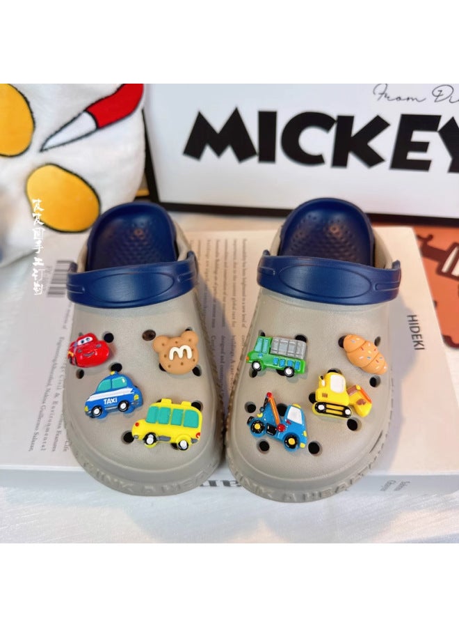 Children's Car Slippers Summer Outdoor Wear Fashion Boys Car Outdoor Swimming Bathing Hole Shoes Men's Lightweight - Image 1