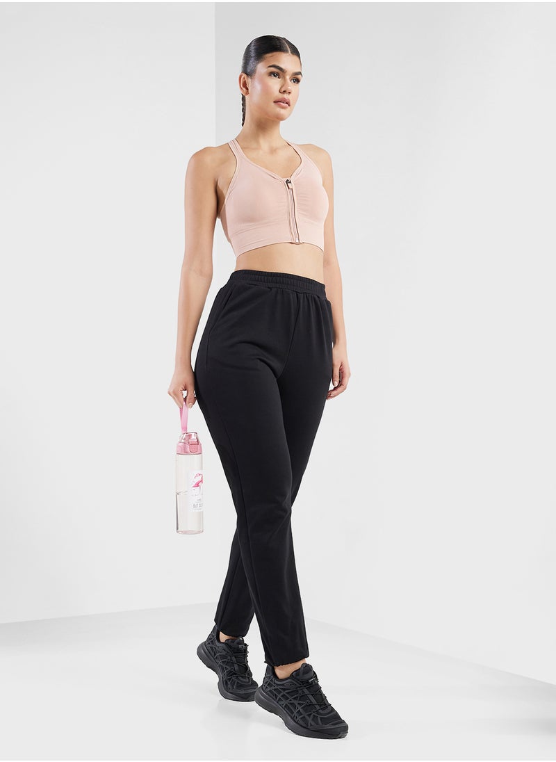 FRWD Front Zip Sports Bra With Back Cutout Detail  - Image 4