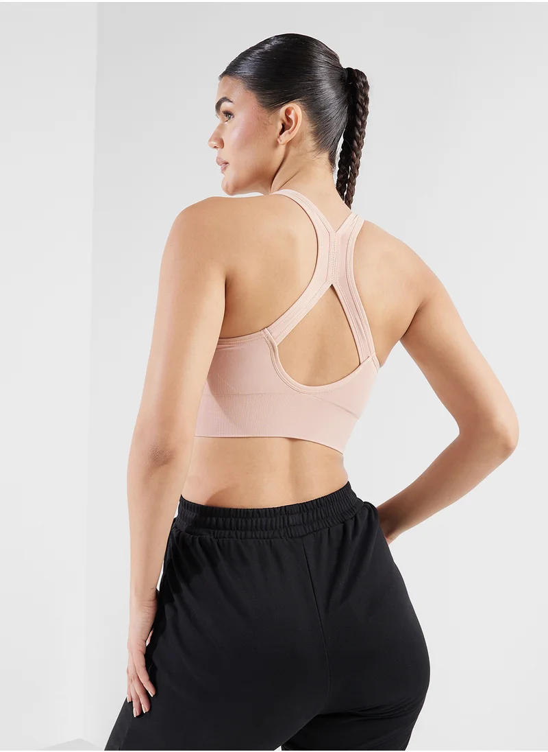 فورورد Front Zip Sports Bra With Back Cutout Detail