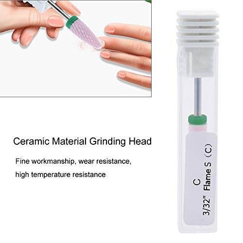 riteu Ceramic Nail Drill Bits - Professional Manicure Pedicure File Drill Bit For Nail Polishing - Best Ceramic Ceramic Nail Drill Bit For Nail Files & Buffers Grinding Head(23St) - Image 5