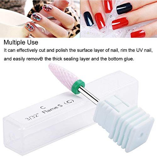 riteu Ceramic Nail Drill Bits - Professional Manicure Pedicure File Drill Bit For Nail Polishing - Best Ceramic Ceramic Nail Drill Bit For Nail Files & Buffers Grinding Head(23St) - Image 4