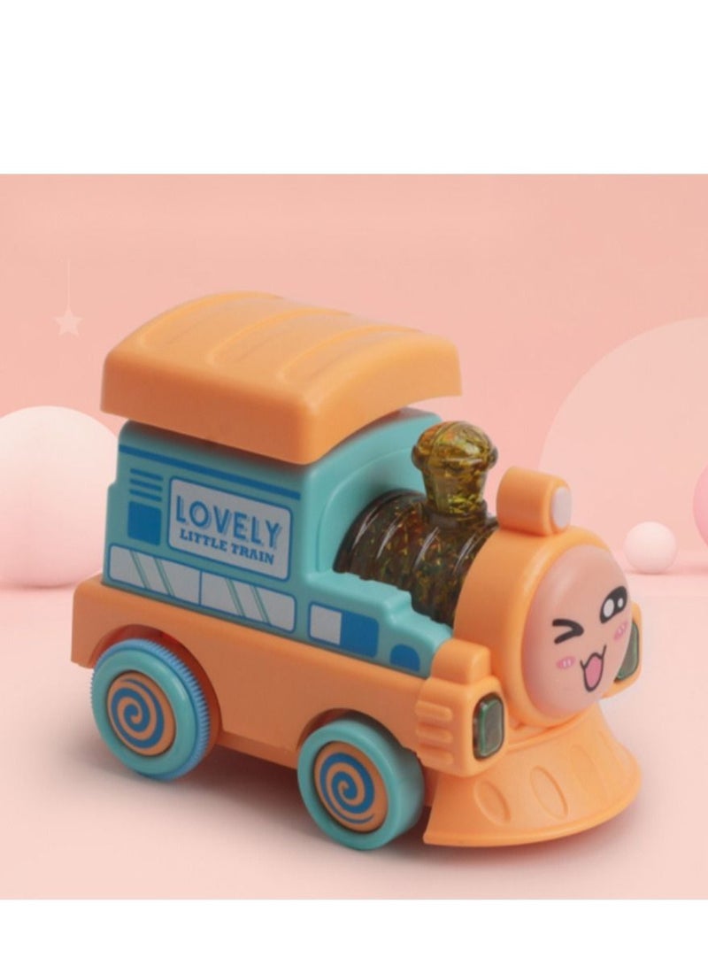 NIBEMINENT Pressure-sliding Children's Toy Back Inertia Small Train  - Image 1