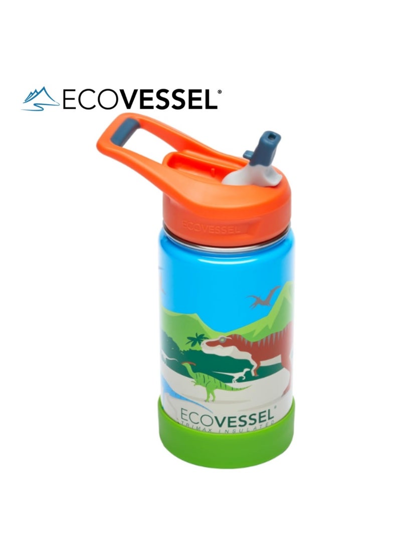 إكو فيسل زجاجة مياه Frost Kids TriMax المعزولة من الفولاذ المقاوم للصدأ سعة 12 أونصة (355 مل) - Image 1