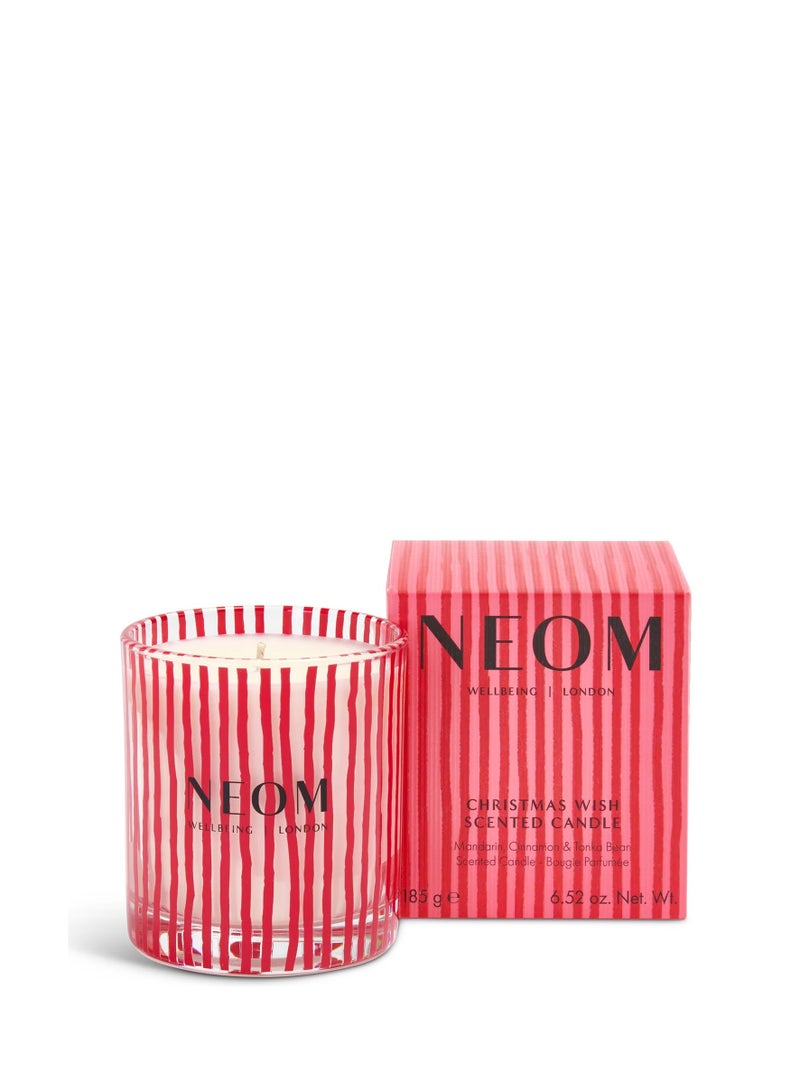 نيوم عيد الميلاد أتمنى 1 شمعة الفتيل