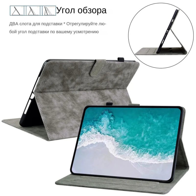 Luxury Leather Case for Xiaomi Redmi Pad SE 11'' / Premium Tablet Cover with Magnetic Closure - Image 2