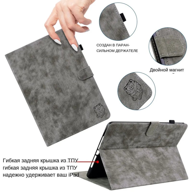 Luxury Leather Case for Xiaomi Redmi Pad SE 11'' / Premium Tablet Cover with Magnetic Closure - Image 5