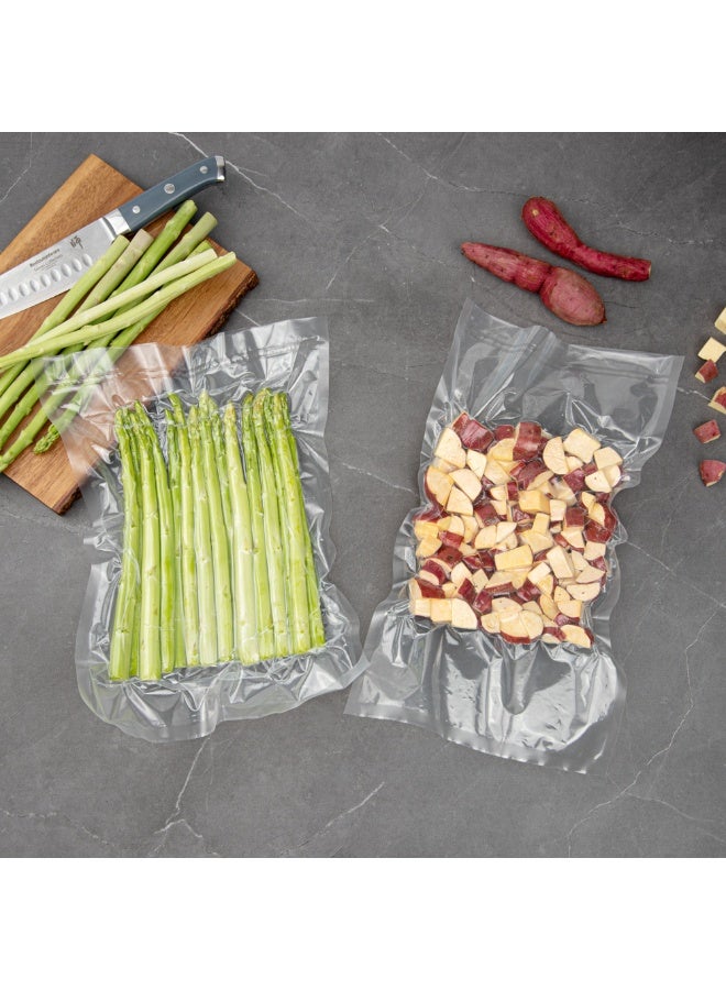 Restaurantware Fresh Hero 16 x 12 Inch Vacuum Sealer Bags, 1000 Food Storage Bags - 3 mil Thick, Microwavable, Clear Plastic Sous Vide Bags, Freezable, For Storing Food Or Sous Vide Cooking  - Image 4
