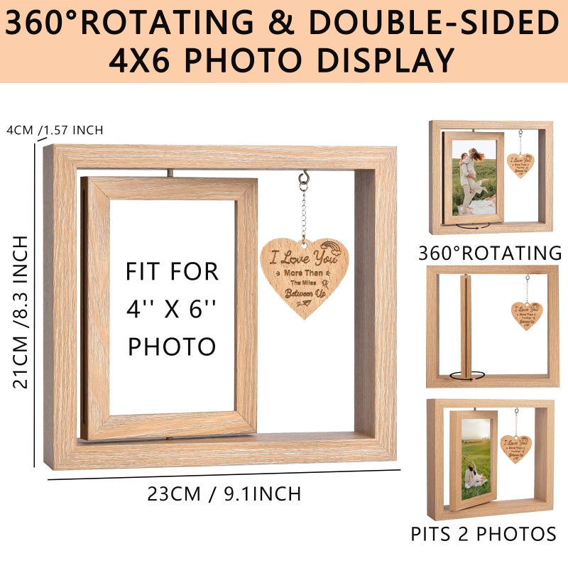 ishine Romantic Couples Picture Frames Anniversary Birthday Gifts for Her Girlfriend Graduation Gifts for Him Boyfriend  Wedding Gifts for Couples Wife Husband  I Love You to The Moon & Back (Couples Photo - Image 3