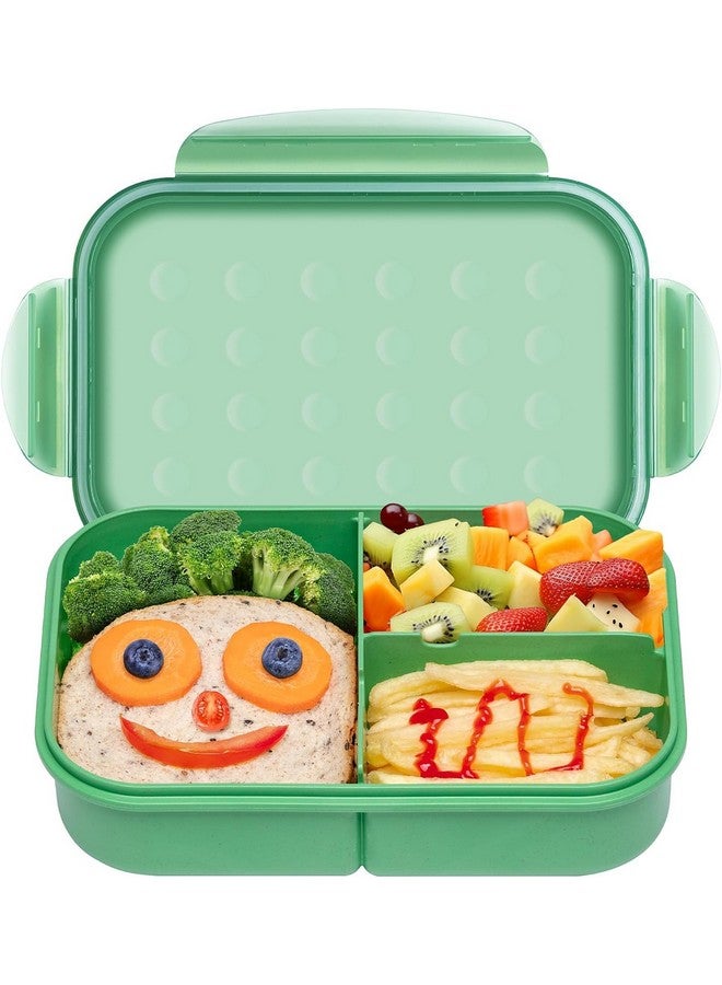 KITMOUS Claiez Tiffin Box Lunch Box for Kids - Lunch Boxes for Office Men Leak Proof 3 Compartment Lunch Box Reusable Freezer Safe Food Containers with Spoon for Adults and Kids - Image 1