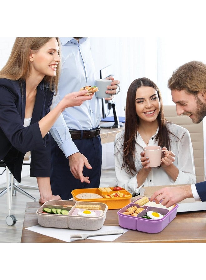 KITMOUS Claiez Tiffin Box Lunch Box for Kids - Lunch Boxes for Office Men Leak Proof 3 Compartment Lunch Box Reusable Freezer Safe Food Containers with Spoon for Adults and Kids - Image 3