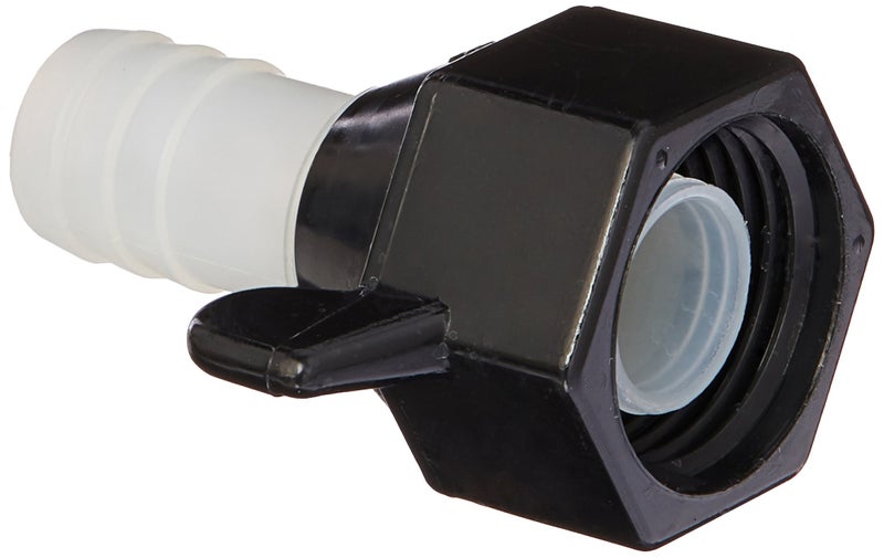 SHURFLO (244-2926 1/2" x 14 NPT x 1/2" Barb Straight Wingnut Swivel Adapter - Image 1