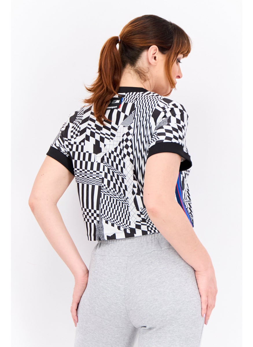 PUMA Puma x BMW Motorsport Women Sportswear Fit Outdoor Top, White  - Image 3