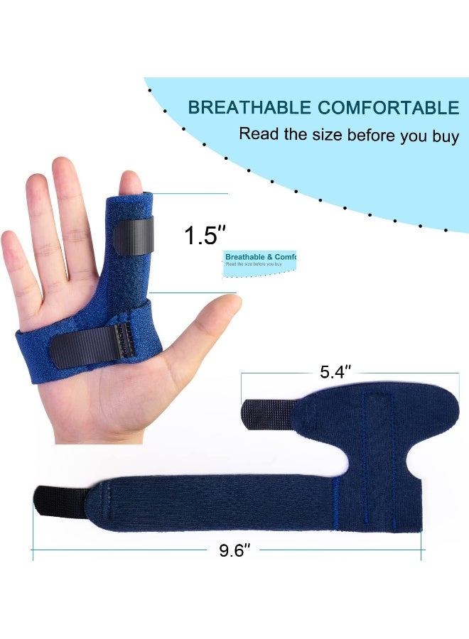 Sumifun Finger Brace, Trigger Finger Splint for Index Middle Ring Pinky Finger Arthritis Pain, Tendon Injury, Broken Mallet Finger Stabilizer Supports for Dislocated Knuckle Immobilizer Wrap - Image 5