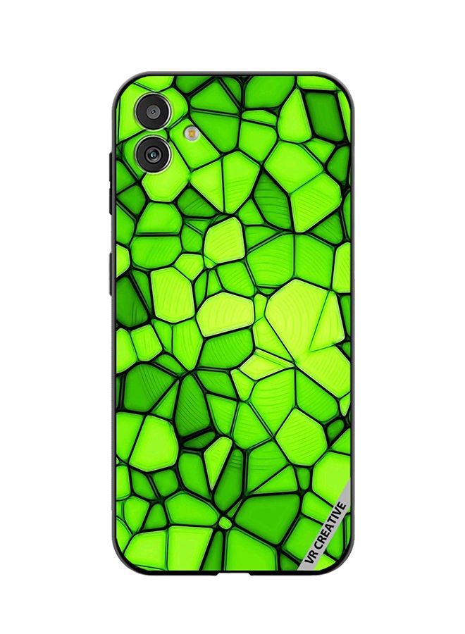 VR CREATIVE Protective Case Cover For Samsung Galaxy M13 5G Green Abstract Design Multicolour - Image 1