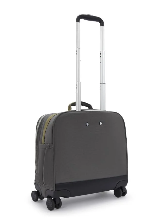 كيبلينغ حقيبة ستوريا بعجلات كبيرة رمادية جديدة