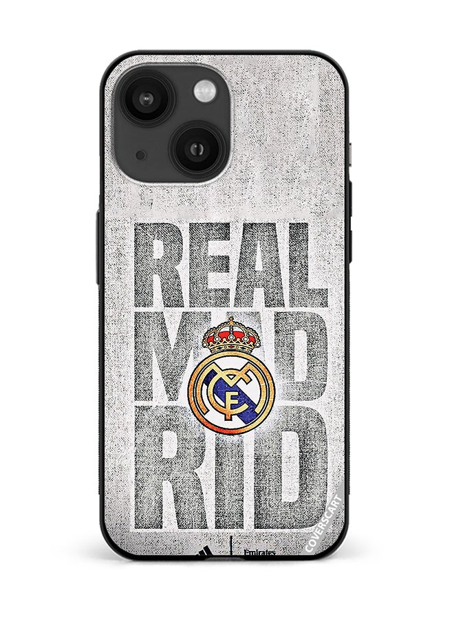 COVERSCART Protective Case Cover For Apple iPhone 14 Plus Real Madrid Design Multicolour