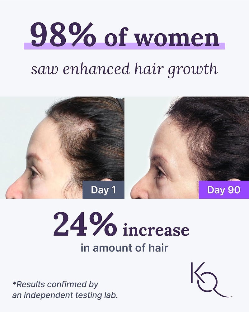 Keranique KeraViatin Hair  Scalp Health Supplement Clinical Strength Biotin Vitamin B 120 Softgels60 Count Pack of 2 - Image 2