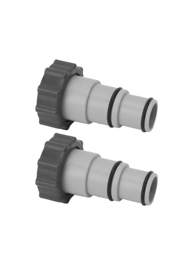 Thoraya - 2PCS Pool Hose Adapter Replacement 1.25 Inch to 1.5 Inch Type A Pool Filter Hose Adapter for Swimming Pool - Image 1