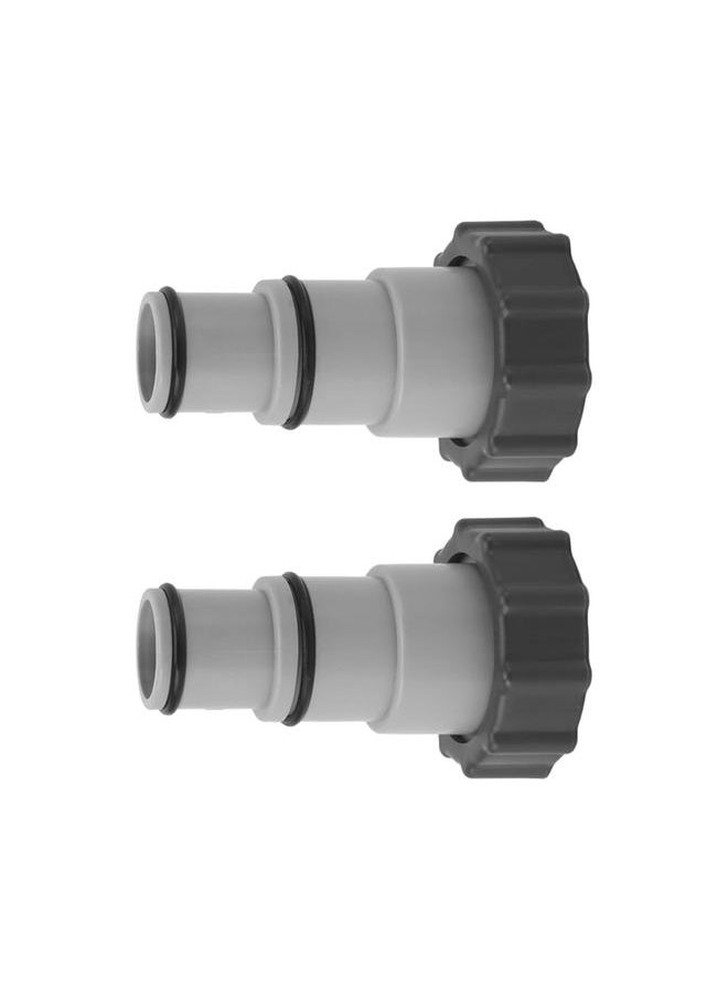 Thoraya - 2PCS Pool Hose Adapter Replacement 1.25 Inch to 1.5 Inch Type A Pool Filter Hose Adapter for Swimming Pool - Image 1