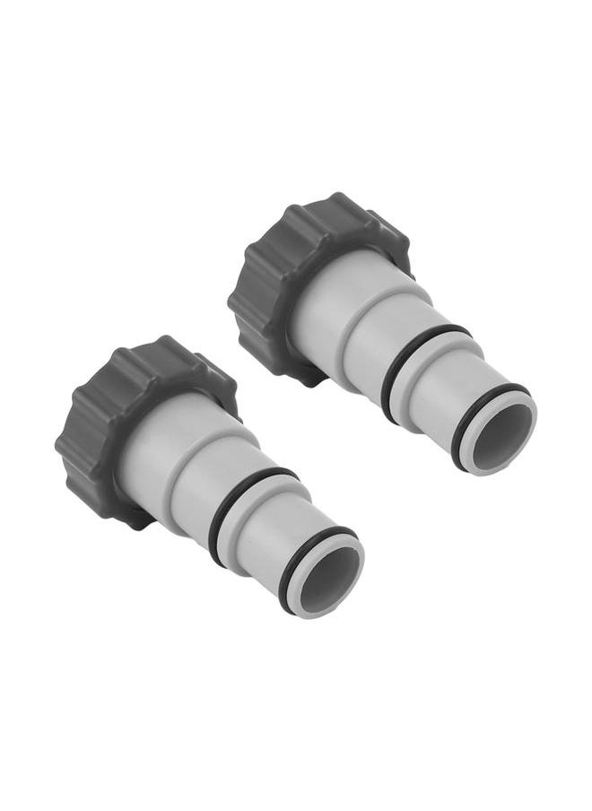 Thoraya - 2PCS Pool Hose Adapter Replacement 1.25 Inch to 1.5 Inch Type A Pool Filter Hose Adapter for Swimming Pool - Image 1