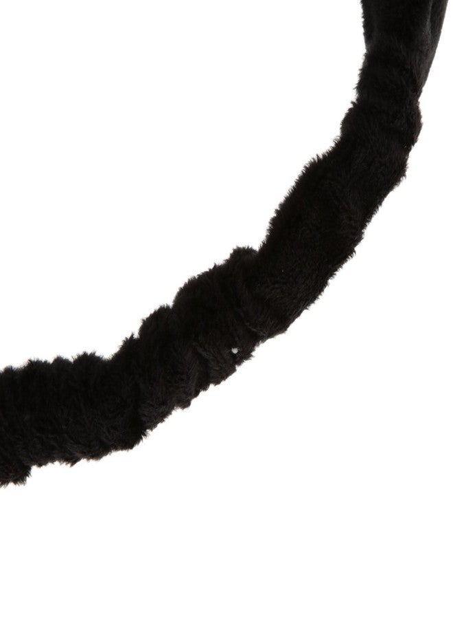 Gugzy Cat Ear Make Up Face Washing Shower Mask Hairband Snood Headband (Black) - Image 5