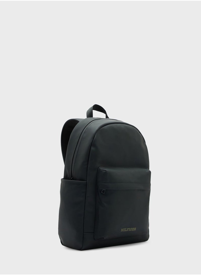 TOMMY HILFIGER Monotype Rain Pu Dome Backpack  - Image 3
