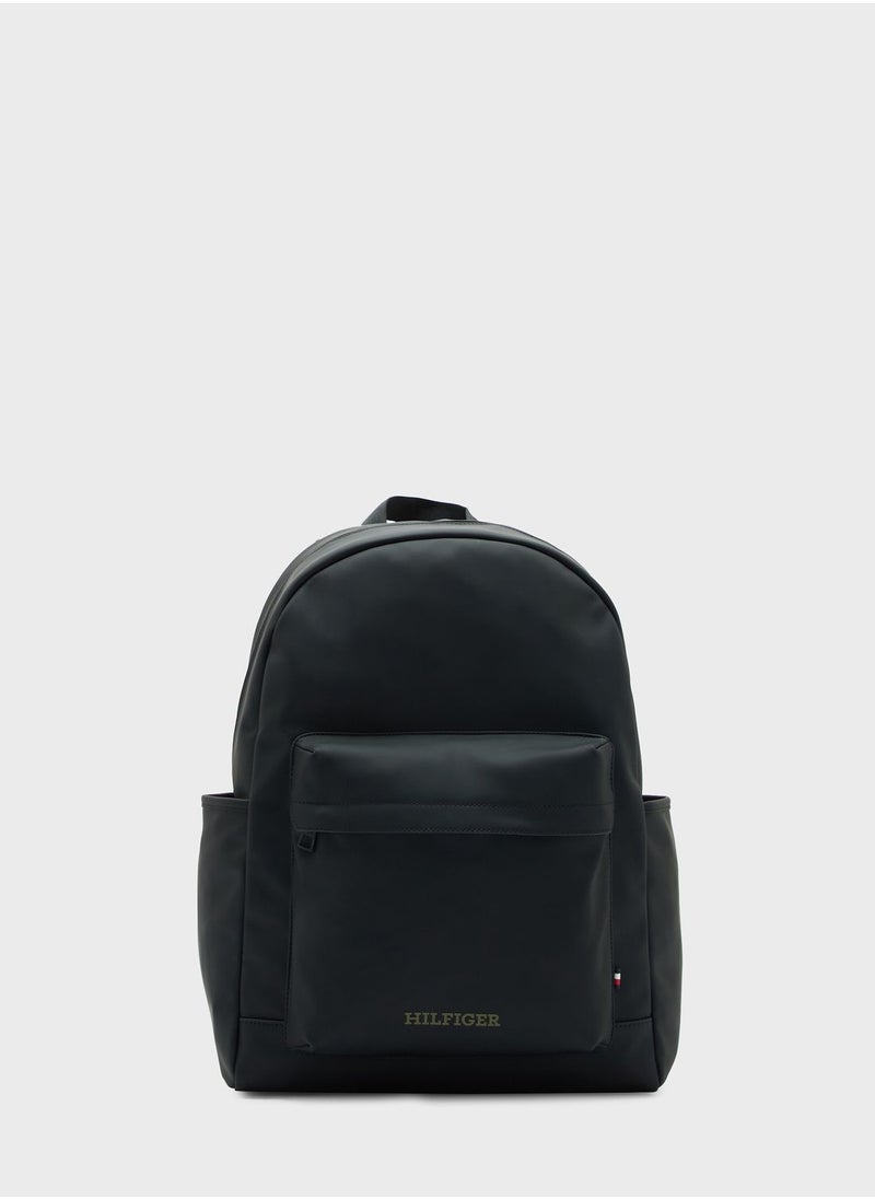 TOMMY HILFIGER Monotype Rain Pu Dome Backpack  - Image 1