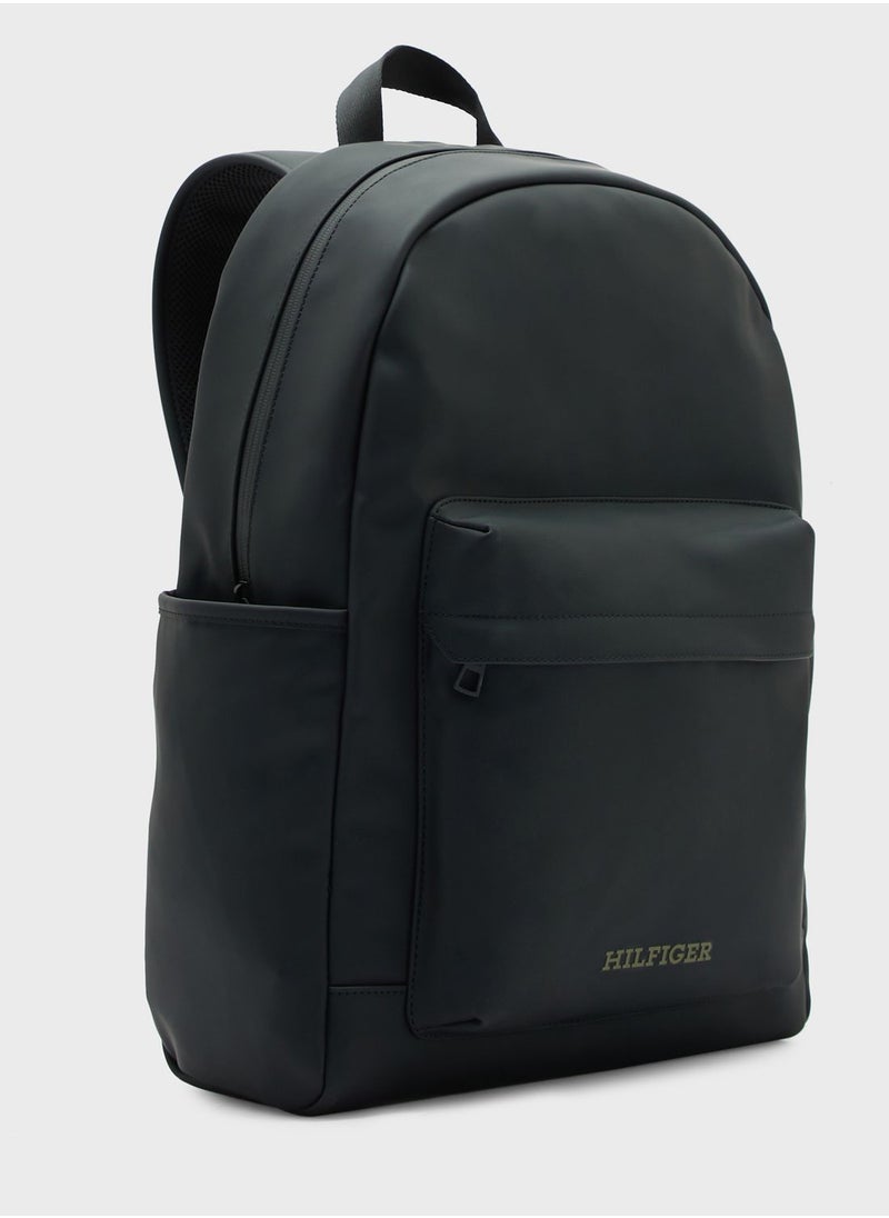 TOMMY HILFIGER Monotype Rain Pu Dome Backpack  - Image 4