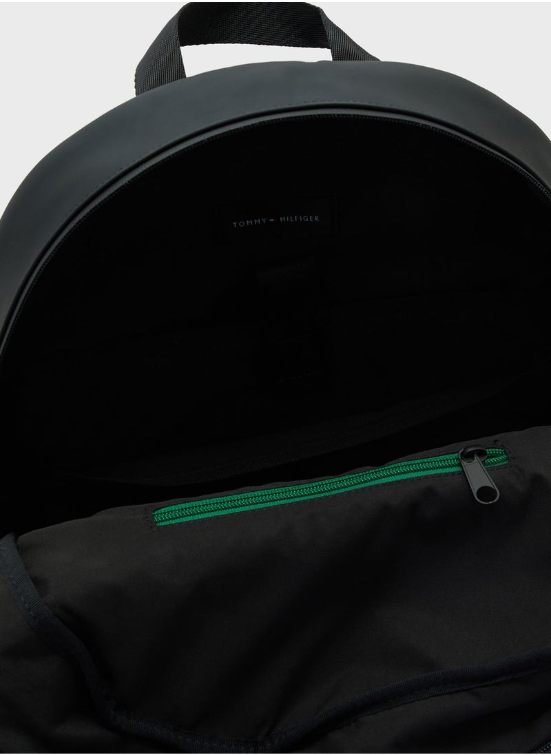 TOMMY HILFIGER Monotype Rain Pu Dome Backpack  - Image 5