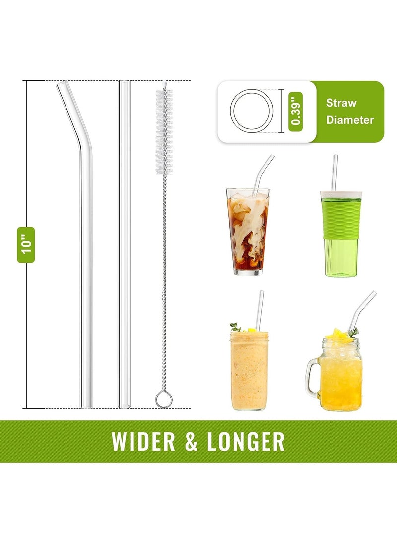 CAZADORA Eco-Friendly Elegance: 12-Pack Durable Reusable Glass Straws – Premium Quality, Stylish and Sustainable Drinking Experience, Virtually Unbreakable, Safe for All Beverages, Easy to Clean, Dishwasher-Safe, Elegant Clear Glass, Perfect for Home, Office, Cafes, Smoothies, Juices, Cocktails, and Everyday Use – Reduce Plastic Waste, Make a Positive Environmental Impact, Enjoy Stylish, Healthy, and Sustainable Sipping Today with Cazadora’s Eco-Friendly Glass Straws Set - Image 2