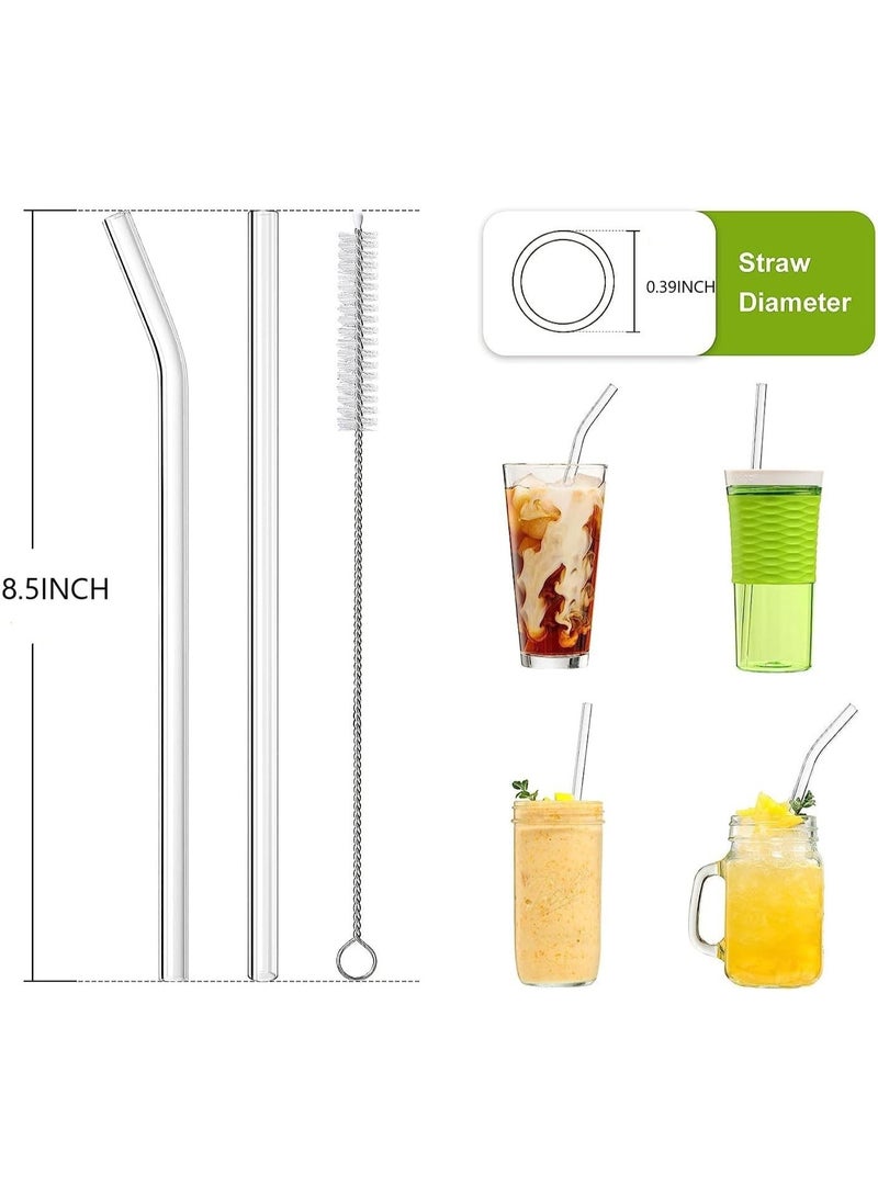 CAZADORA Eco-Friendly Elegance: 12-Pack Durable Reusable Glass Straws – Premium Quality, Stylish and Sustainable Drinking Experience, Virtually Unbreakable, Safe for All Beverages, Easy to Clean, Dishwasher-Safe, Elegant Clear Glass, Perfect for Home, Office, Cafes, Smoothies, Juices, Cocktails, and Everyday Use – Reduce Plastic Waste, Make a Positive Environmental Impact, Enjoy Stylish, Healthy, and Sustainable Sipping Today with Cazadora’s Eco-Friendly Glass Straws Set - Image 3