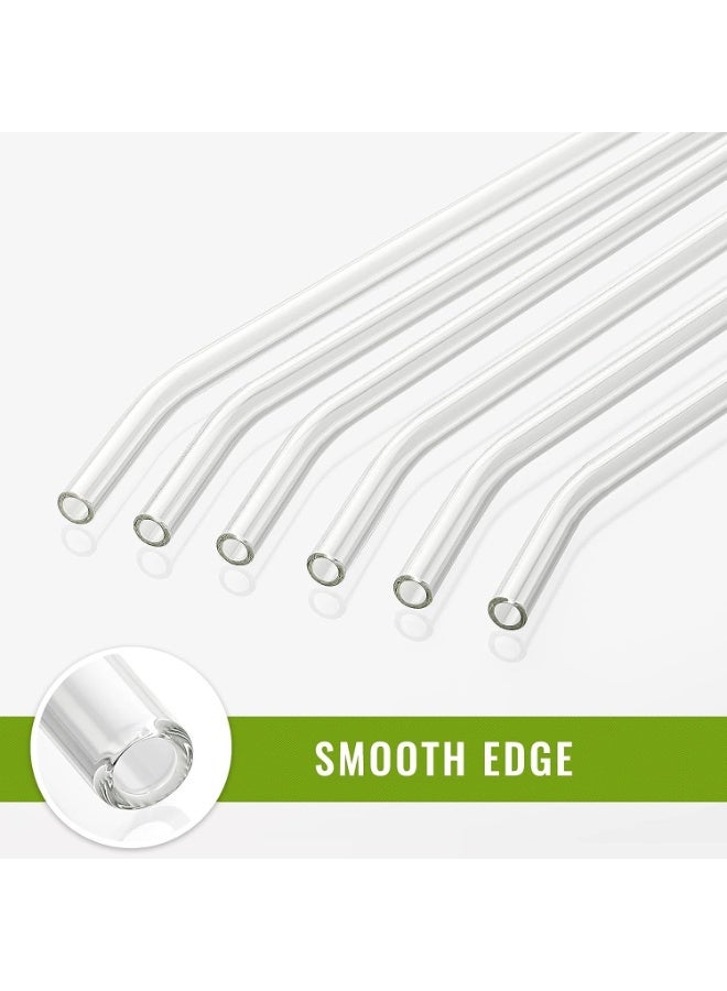 CAZADORA Eco-Friendly Elegance: 12-Pack Durable Reusable Glass Straws – Premium Quality, Stylish and Sustainable Drinking Experience, Virtually Unbreakable, Safe for All Beverages, Easy to Clean, Dishwasher-Safe, Elegant Clear Glass, Perfect for Home, Office, Cafes, Smoothies, Juices, Cocktails, and Everyday Use – Reduce Plastic Waste, Make a Positive Environmental Impact, Enjoy Stylish, Healthy, and Sustainable Sipping Today with Cazadora’s Eco-Friendly Glass Straws Set - Image 4
