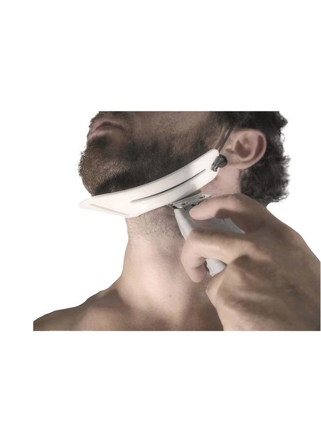 Rake Specialty Beard Shaper, Shaping Tool for Under Neck Line Trimming Template/Stencil. Perfect Liner for Self Haircut & Beard Cut. Beard Cutting Guide. Beard Shaping Tool.  - Image 1