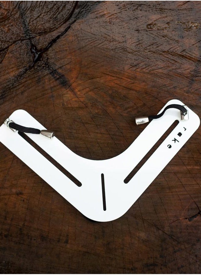 Rake Specialty Beard Shaper, Shaping Tool for Under Neck Line Trimming Template/Stencil. Perfect Liner for Self Haircut & Beard Cut. Beard Cutting Guide. Beard Shaping Tool.  - Image 4