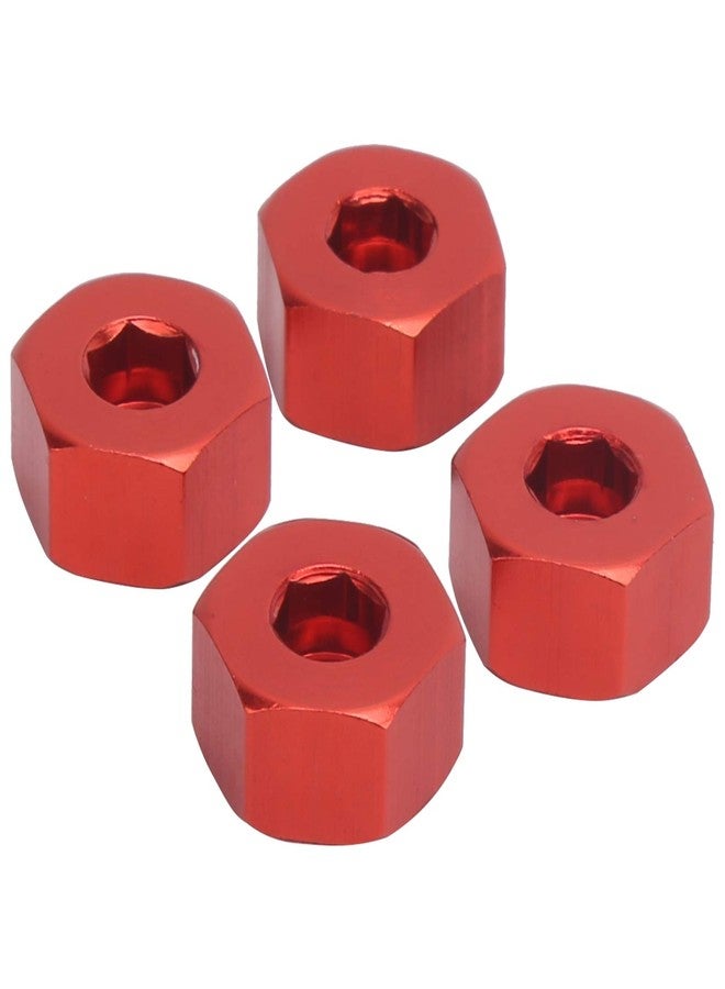 Dilwe RC Hex Combiner, Wheel Hub Hex Adapter 5mm to 12mm Combiner Available for WPL D12 1/10 RC Model Trucks(Red) - Image 1