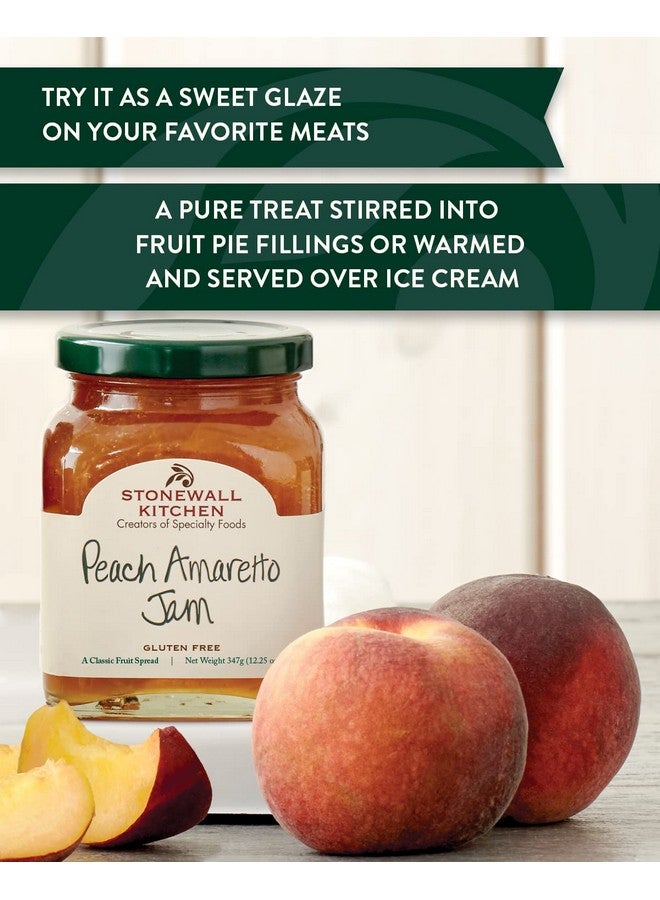 Stonewall Kitchen Peach Amaretto Jam, 12.5 Ounces - Image 3