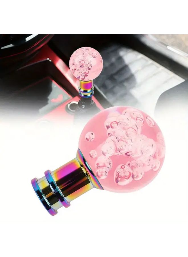 Dark Blue Acrylic Gear Shift Knob For Manual And Automatic Cars - Image 5