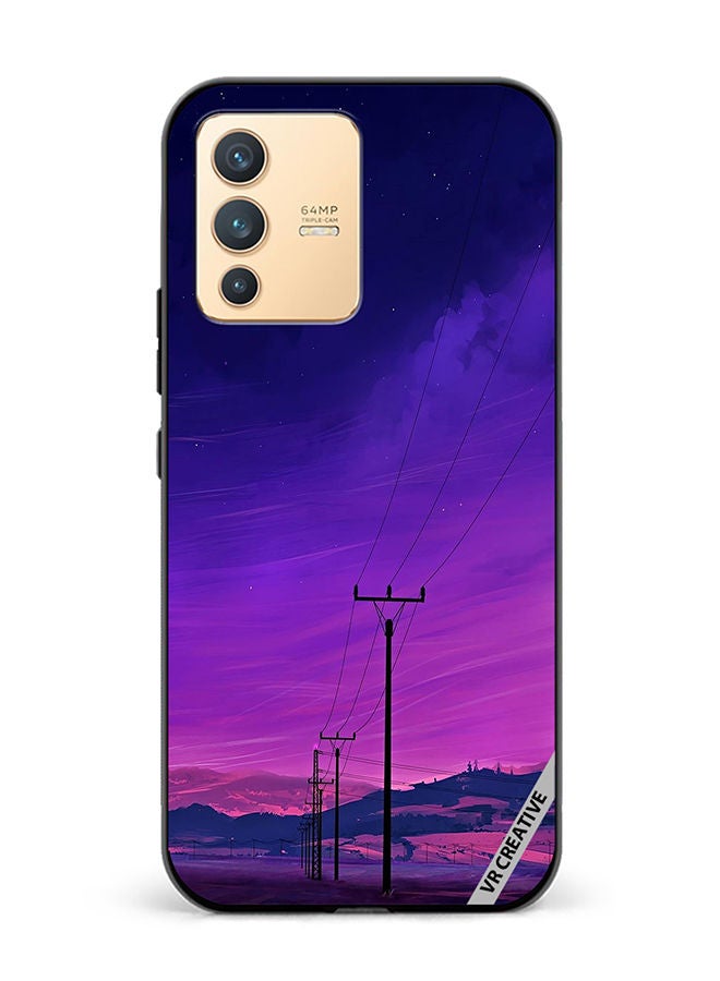VR CREATIVE Protective Case Cover For Vivo V23 5G Nature Design Multicolour - Image 1