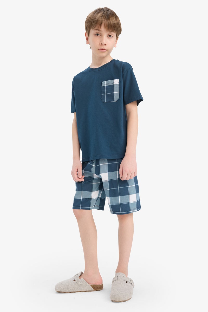 DeFacto Boy 2 piece Regular Fit Knitted Pyjamas  - Image 1