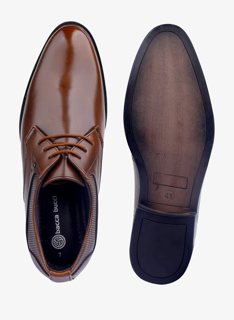 Bacca Bucci Brown RICHMOND Formal Shoes with Superior Comfort for Men | Best Price UAE