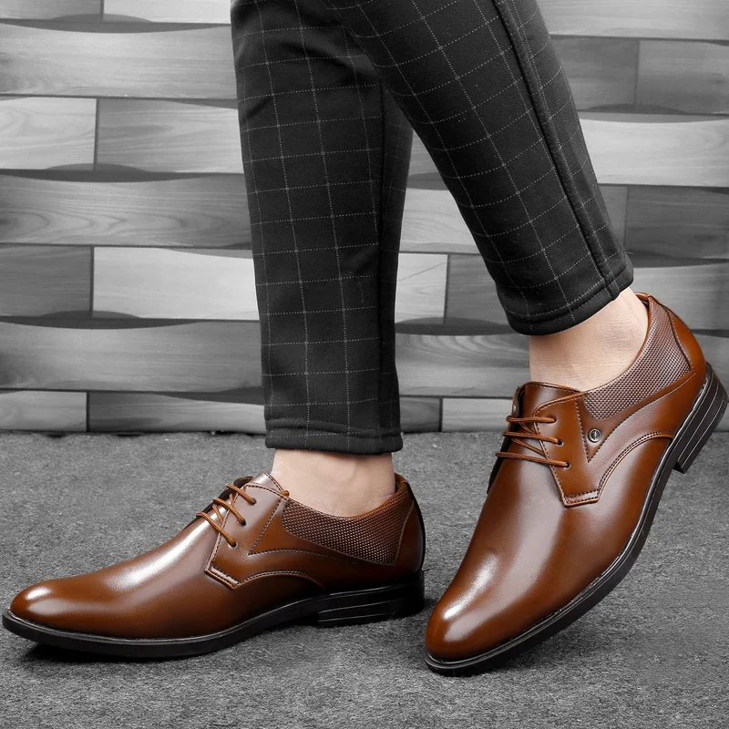 Bacca Bucci Brown RICHMOND Formal Shoes with Superior Comfort for Men | Best Price UAE